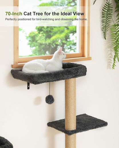 FUKUMARU Cat Wall Shelves, Stable Wall Mounted Cats Furniture Set, Kitten - Image 4