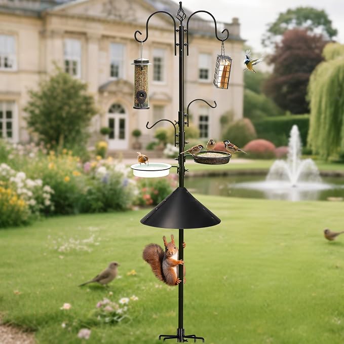 ERYTLLY Bird Feeders Bird Feeding Station Kit Bird Feeding Pole Wild Bird - Image 7