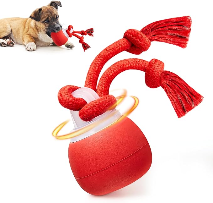 Potaroma Interactive Dog Ball Toys Touch Activated, Rechargeable, Squeaky Dog by Potaroma