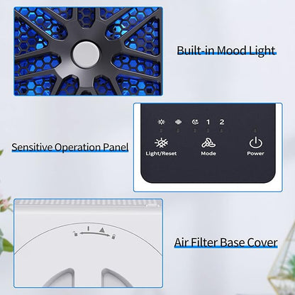 AROEVE Air Purifiers for Bedroom Air Purifier - Image 7