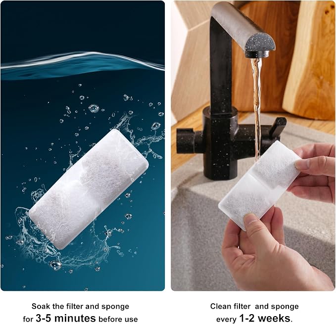 6 Pack Cat Water Fountain Filters, Replacement Filters Compatible - Image 5