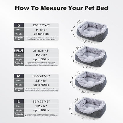 INVENHO Dog Bed Medium Size, Orthopedic Warming Soft Calming Sleeping Durable - Image 5