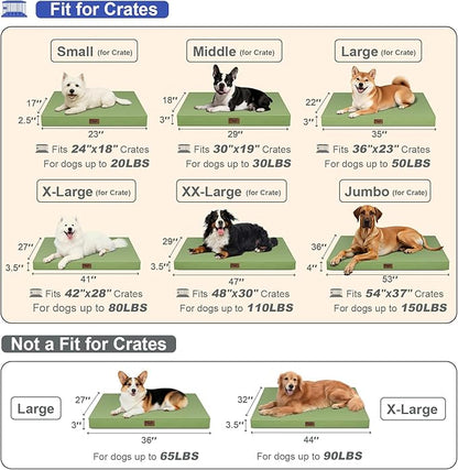 Outdoor Extra Large Dog Bed, Jumbo Waterproof Dog Bed - Image 2