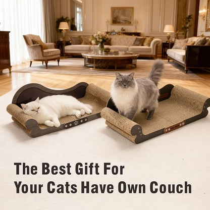 Sofa Shaped Cat Scratching Board, 26.6" Extra Large Scratcher Bed - Image 7