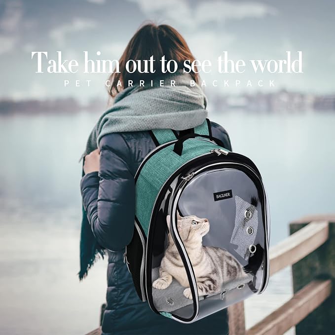 BAGLHER Cat Carrier Backpack Bubble - Image 6