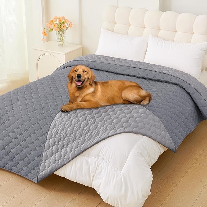 Smiry Waterproof Dog Bed Cover Blanket, Soft Reversible Pet Blanket, Washable by Smiry