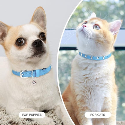 Leather Cat Collars for Boy Girl Cats - Image 7