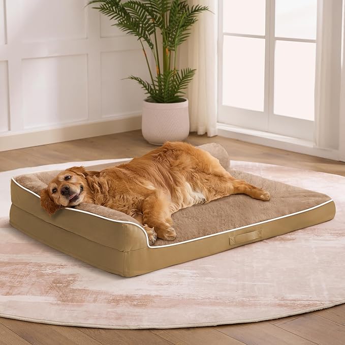 Dog Bed Large Sized Dogs, XXL Orthopedic Dog Bed by Aeroluxe