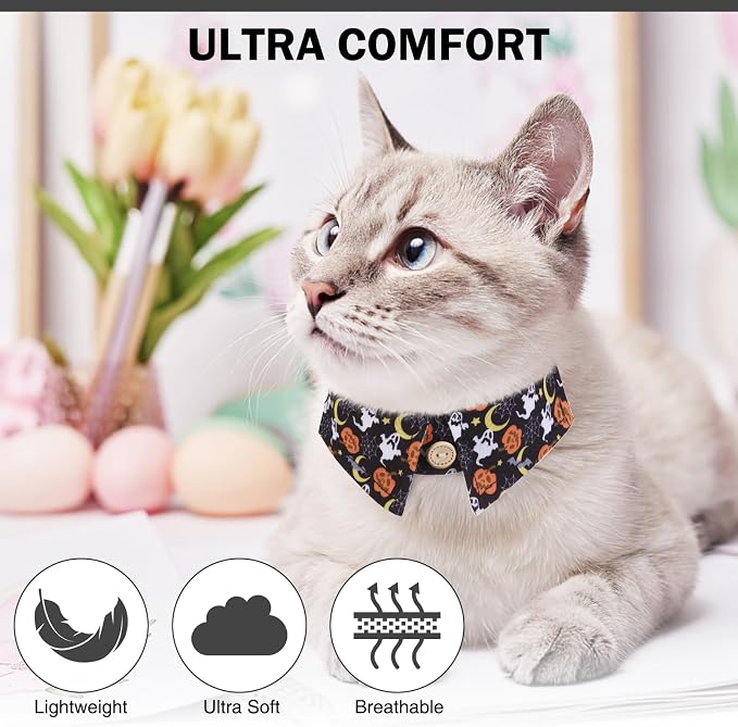Halloween Cat Collar with Bells & Cute Pendant - Image 5