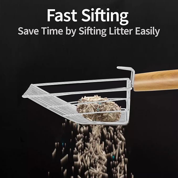 UFECODO Fast Sifting Cat Litter Scoop - Image 4