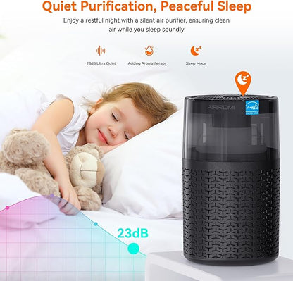 AIRROMI Pet Air Purifier for Home & Bedroom, HEPA Activated Carbon Filter - Image 7