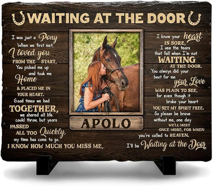 Custom Horse Memorial Stone by KILYHOME