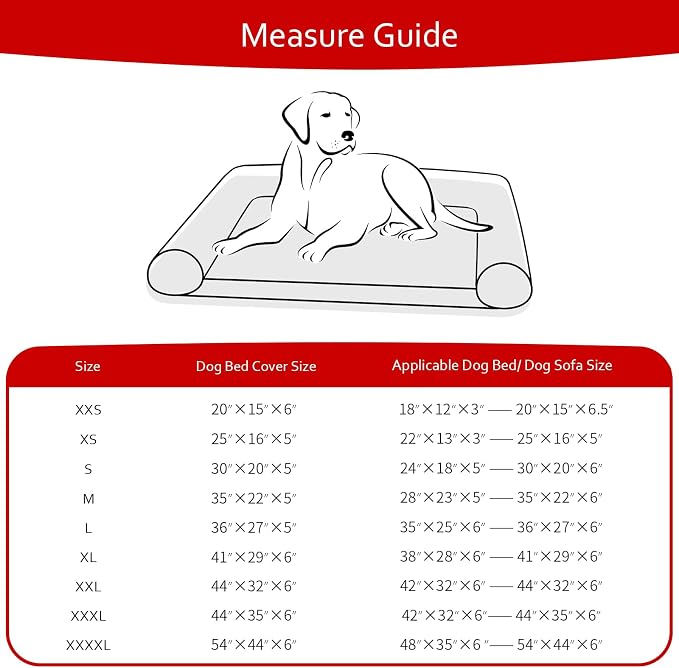 Waterproof Dog Bed Covers Replacement Washable Pet Hair Easy to Remove - Image 7