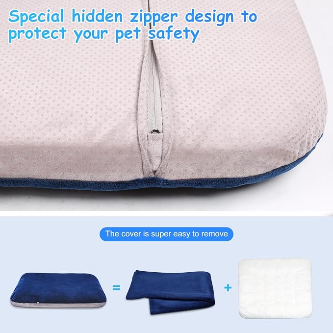 Magic Dog Super Soft Large Dog Bed, 39 Inches Orthopedic Foam Pet Beds - Image 5