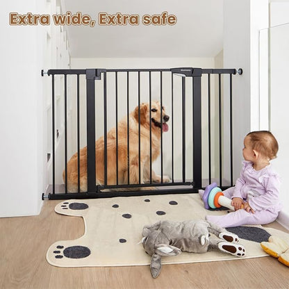 Mumeasy Baby Gate Extra Wide, 29.5-51'' Pressure Mounted Dog Gate - Image 9