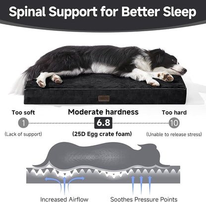 OhGeni Orthopedic Waterproof Top Surface & Machine Washable Dog Bed - Image 3