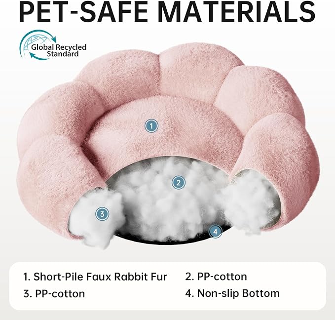 OhGeni 24 inches Calming Donut Dog & Cat Bed - Image 6