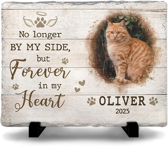 Personalized Rectangle-Shaped Memorial Rock by KILYHOME