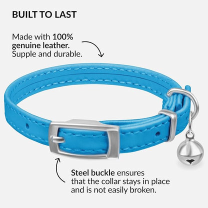 CollarDirect Leather Cat Collar - Image 2