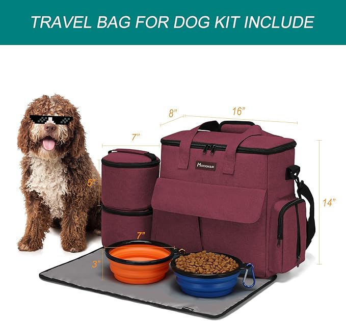 Airline Approved Pet Travel Bag, Weekend Travel Set - Image 4