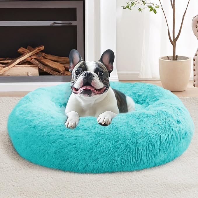 JOLLYVOGUE Calming Dog Bed for Small Dogs by JOLLYVOGUE