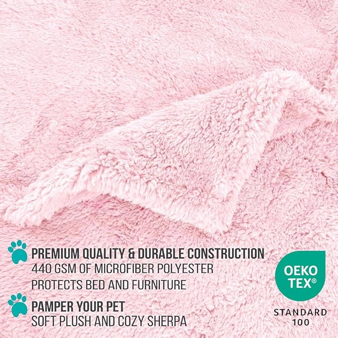 PetAmi Fluffy Waterproof Dog Blanket - Image 4