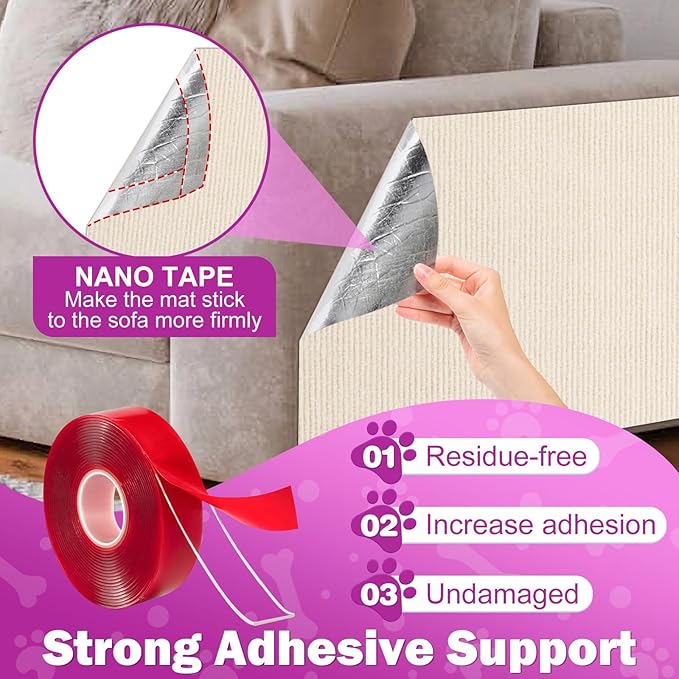 23.6x15.8 Cat Wall Scratcher Mat - Image 5