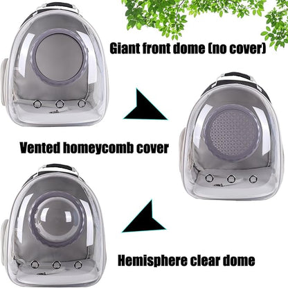Clear Cat Bubble Backpack, Space Capsule Astronaut Transparent Bubble Dome Pet - Image 4