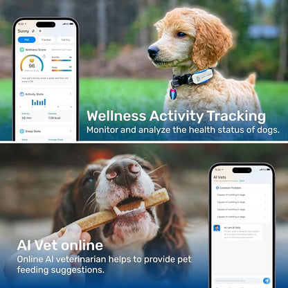 AI GPS Tracker for Dogs, Real Time Location and AI Vet Health Management - Image 5