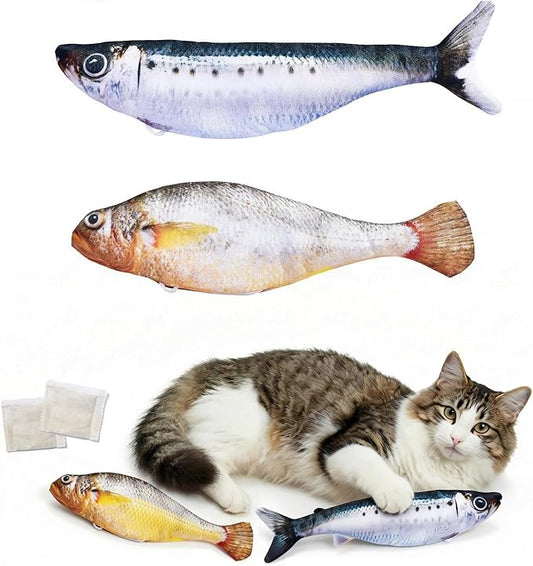 Realistic Floppy Fish Cat Toy by Unknown