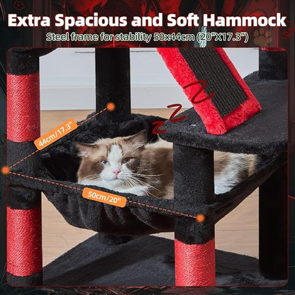 Taoqimiao Gothic Cat Tree 57.5-Inch, Cat Tower - Image 3