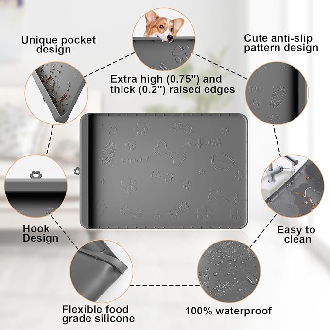 Dog Food Mat - Silicone Dog Mat - Image 7