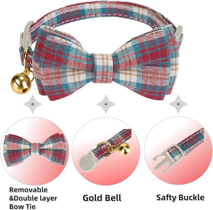2 Pack Soft Cotton Cat Collars - Image 3