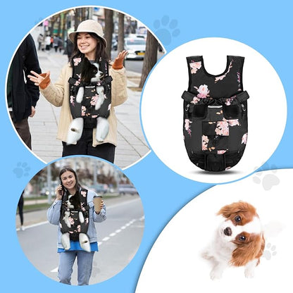 Petmolico Pet Dog Carrier Backpack, Adjustable Dog Legs-Out Front Backpack - Image 6