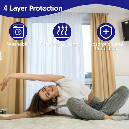 OUTCREATOR® Washable Bed Pads 18" x 24" - Image 6