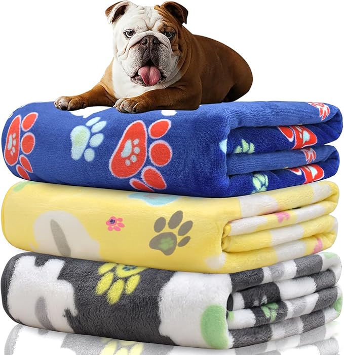 Rezutan Dog Blanket for Medium Dogs 1 Pack 3 Premium Soft Cat Puppy Blankets by Rezutan