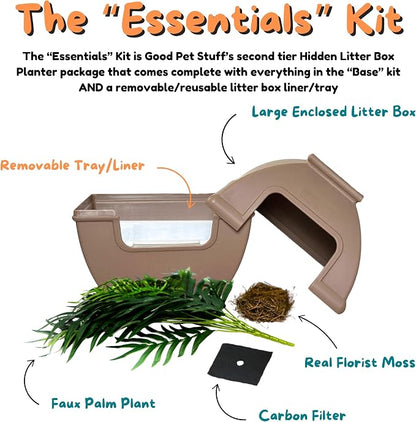 Good Pet Stuff Hidden Litter Box Planter, Decorative Cat Litter Enclosure - Image 5