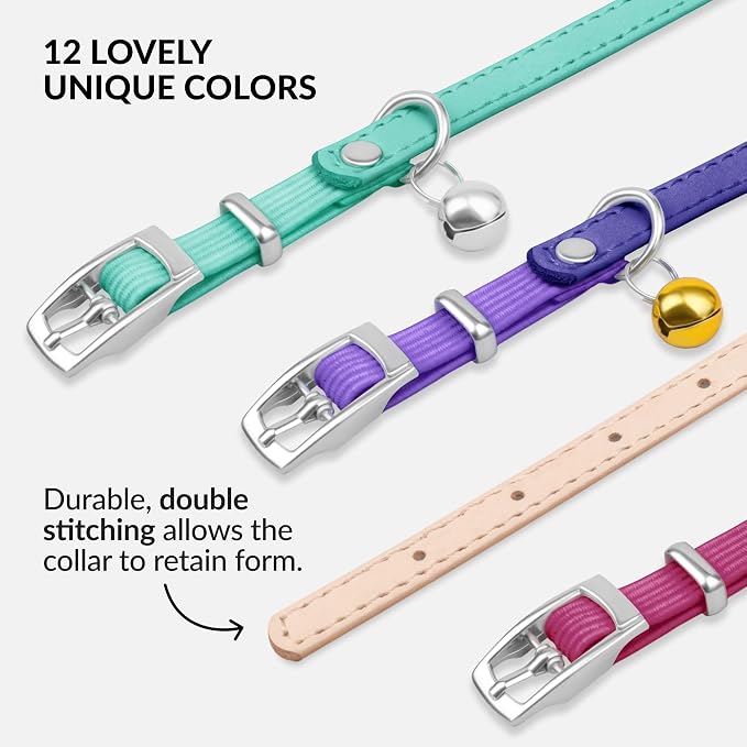 CollarDirect Leather Cat Collar - Image 5