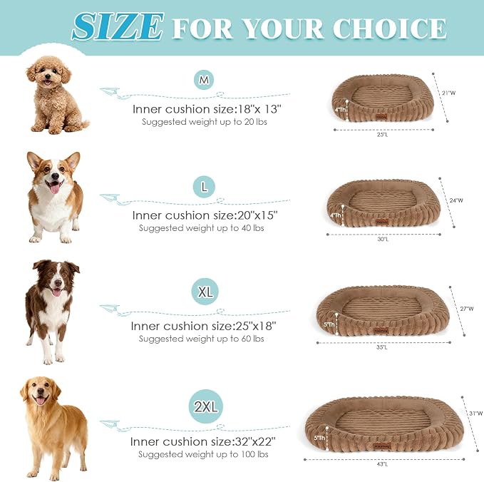 Orthopedic Dog Bed for Small Medium Dogs & Cats - Image 5