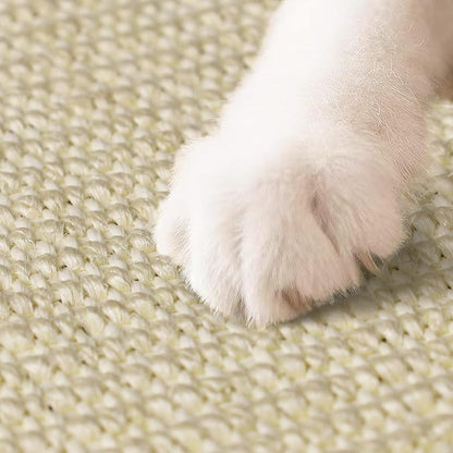 White Cat Scratching Mat Sisal, 2 Packs Sisal Fabric Large Cat Scratching Pad - Image 4