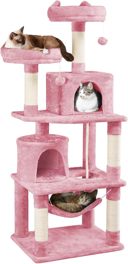 Yaheetech 62.5inches Cat Tree Cat Tower Cat Condo by Yaheetech
