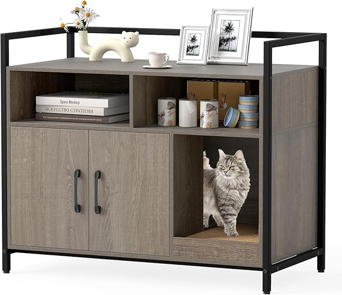 Giantex Cat Litter Box Enclosure by Giantex