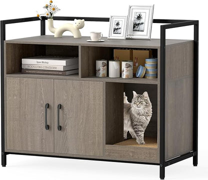 Giantex Cat Litter Box Enclosure by Giantex