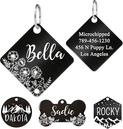 Ultra Joys Stainless Steel Pet ID Dog Name Tag by UltraJoys