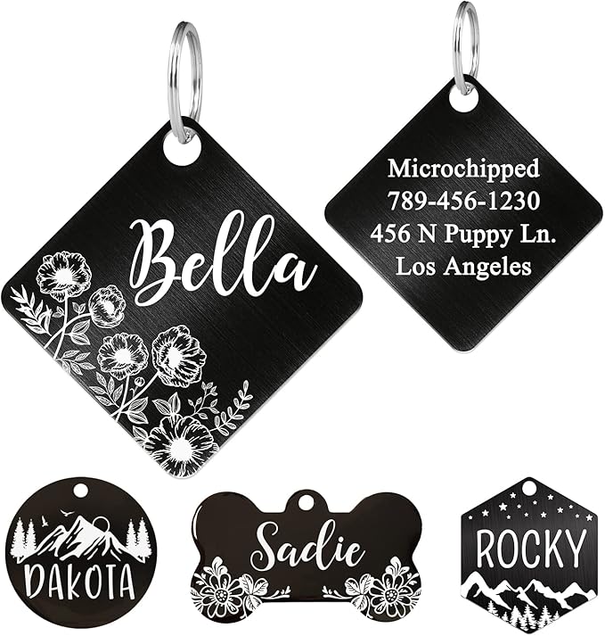 Ultra Joys Stainless Steel Pet ID Tag by UltraJoys
