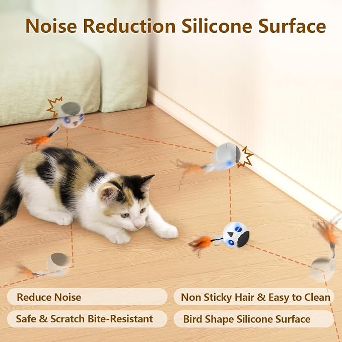 ORSDA Cat Ball Toys, Interactive Cat Toy - Image 7