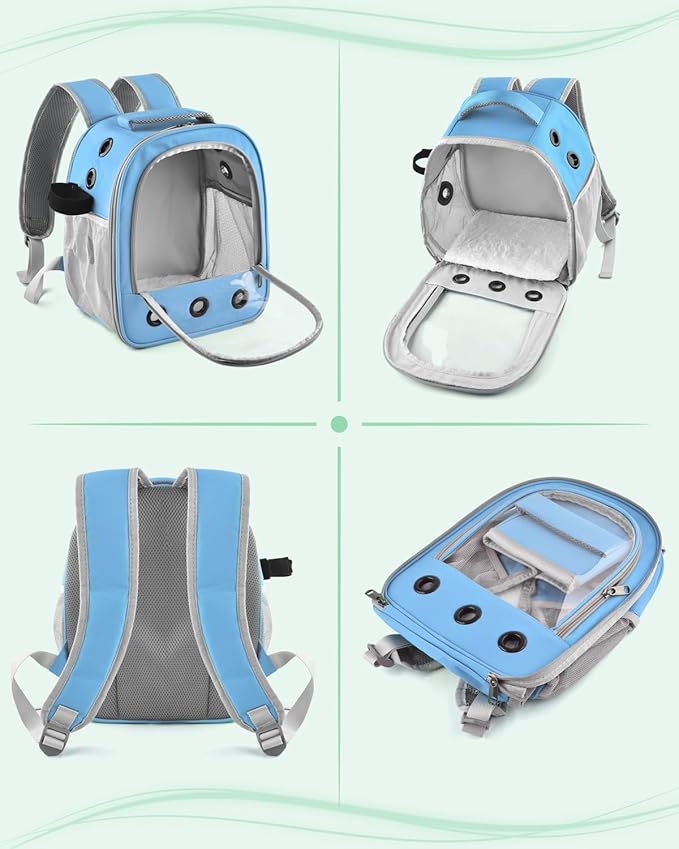 Guinea Pig Carrier Backpack, Portable Rabbit Travel Carring Bag - Image 4