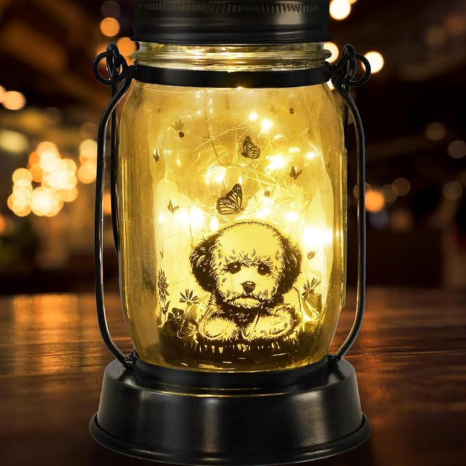 kyoryuger Bichon Dog Gifts for Women/Men Bichon Frise Solar Lanterns Birthday - Image 9