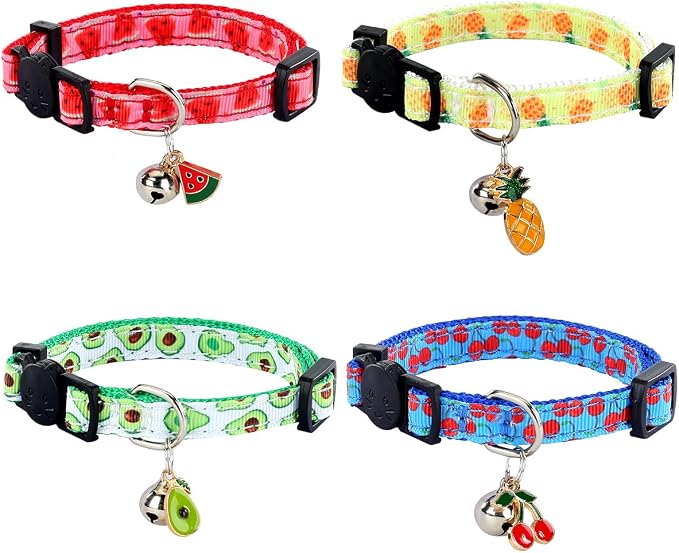 Yizepet Cat Collars with Bells, Breakaway Kitten Collar, Cute Kitty Collar - Image 2