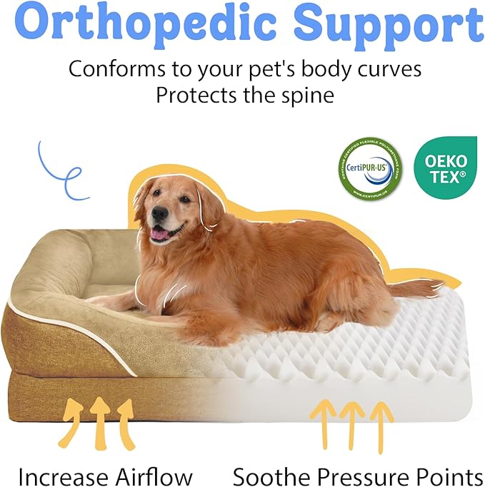 Orthopedic XL Large Dog Bed - Image 2